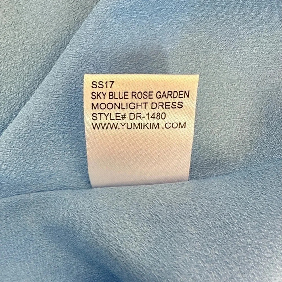 YUMI KIM Moonlight Dress in Sky Blue Garden Rose M - Picture 11 of 15